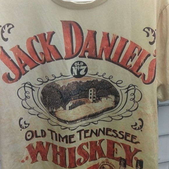 Men's Jack Daniel's Whiskey Old No. 7 Size LG Yellow💛 - Picture 3 of 8